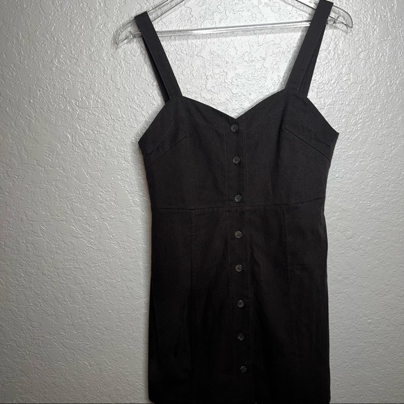 NWT Olive Cheltenham Charcoal/Gray Button Down Dress - Picture 3 of 11